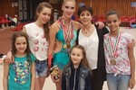 На провелия се международен турнир по худ. г-ка  на 22-25 май 2015 г., в културната перла на Унгария- гр. ПЕЧ, състезателките на Здравка Саздова, Ина Димитрова и хореографката Миглена Вълкова  се върнаха с 14 медала.